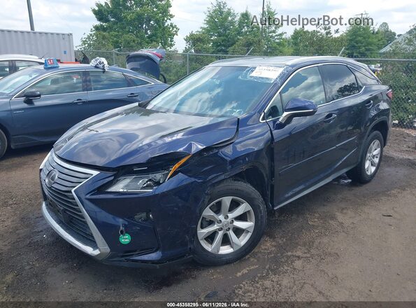 2T2BZMCA3HC097573 2017 LEXUS RX 350 Blue Առջևի ձախ երեք քառորդ տեսարան