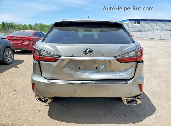 2T2BZMCA3HC105218 2017 LEXUS RX Silver Вид ззаду