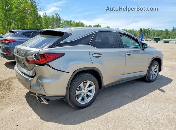 2T2BZMCA3HC105218 2017 LEXUS RX Silver Задня права чверть