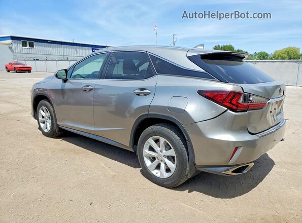2T2BZMCA3HC105218 2017 LEXUS RX Silver Задня ліва чверть