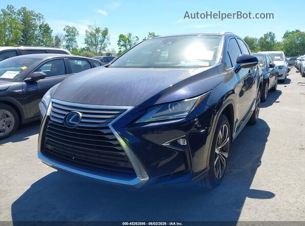 2T2BZMCA3KC197616 2019 LEXUS RX 350 Blue Front left