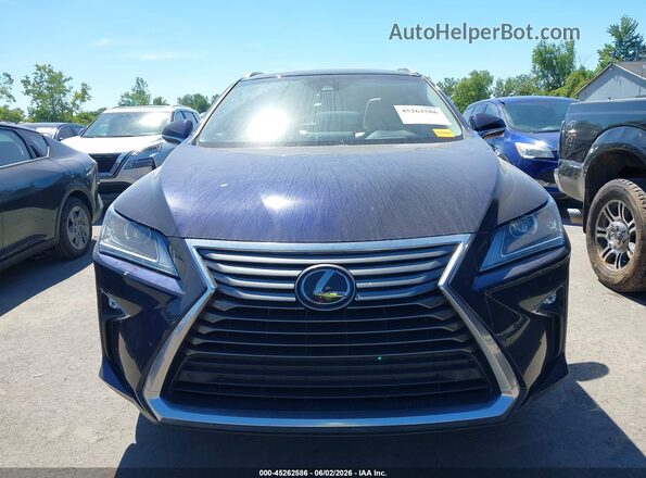 2T2BZMCA3KC197616 2019 LEXUS RX 350 Blue Instrument cluster view