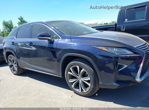 2T2BZMCA3KC197616 2019 LEXUS RX 350 Blue Rear interior view