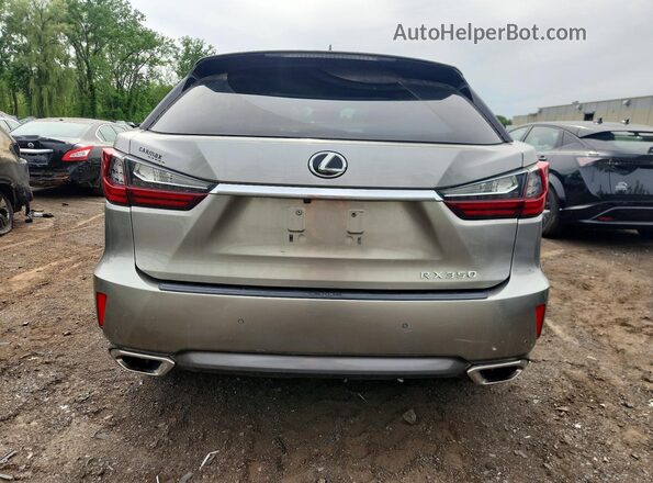2T2BZMCA4HC077381 2017 LEXUS RX Gray Հետևի տեսք