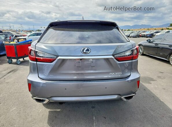 2T2BZMCA4HC083066 2017 LEXUS RX Gray Rear view