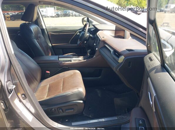 2T2BZMCA4HC087232 2017 LEXUS RX 350 Silver Widok wnętrza z przodu