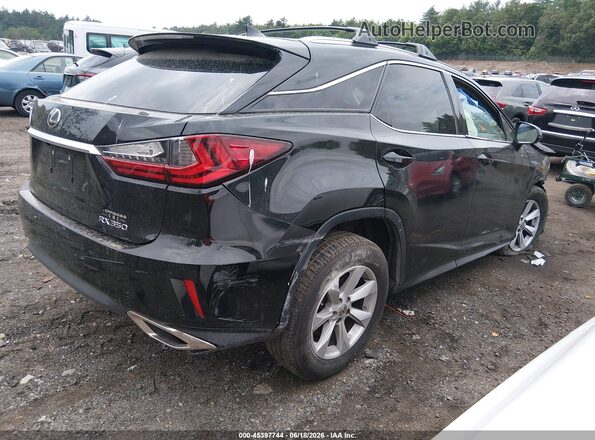 2T2BZMCA4HC092088 2017 LEXUS RX 350 Черный Задняя правая четверть