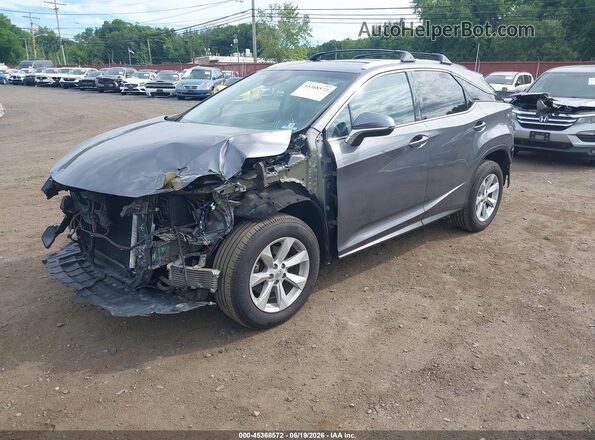 2T2BZMCA4HC096786 2017 LEXUS RX 350 Gray Առջևի ձախ երեք քառորդ տեսարան