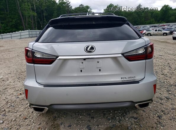 2T2BZMCA4HC119600 2017 LEXUS RX Silver უკანა ხედი