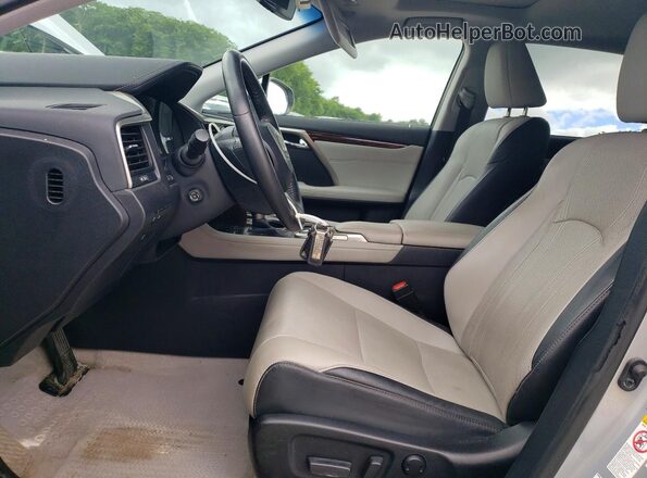 2T2BZMCA4HC119600 2017 LEXUS RX Silver წინა სალონის ხედი