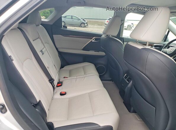 2T2BZMCA4HC119600 2017 LEXUS RX Silver უკანა სავარძლების ხედი