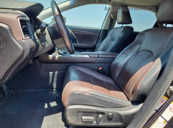 2T2BZMCA4HC123467 2017 LEXUS RX Blue Front interior view