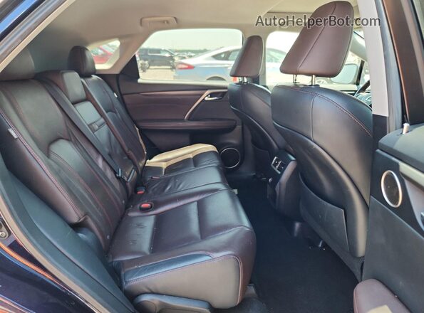 2T2BZMCA4HC123467 2017 LEXUS RX Blue Rear interior view