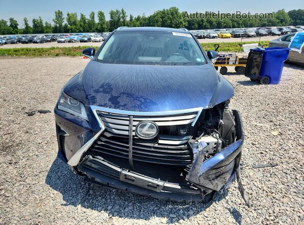 2T2BZMCA4HC123467 2017 LEXUS RX Blue Front view