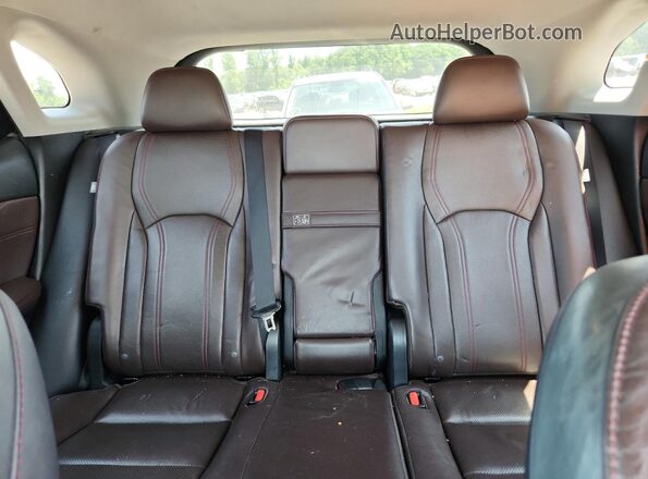 2T2BZMCA4HC123467 2017 LEXUS RX Blue Rear seats view