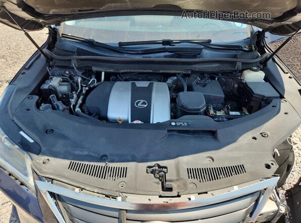 2T2BZMCA4HC123467 2017 LEXUS RX Blue Engine compartment view