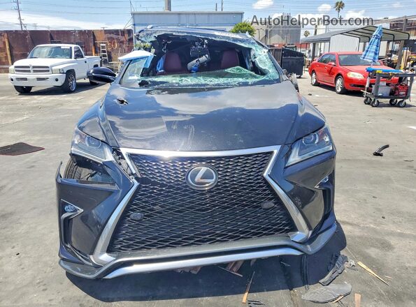 2T2BZMCA4JC157219 2018 LEXUS RX Black Widok z przodu