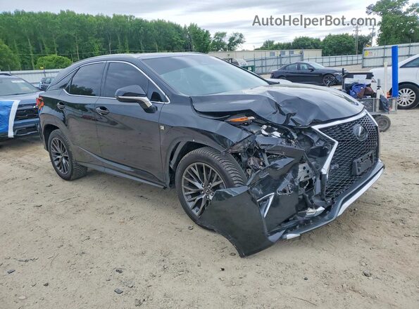 2T2BZMCA4JC157480 2018 LEXUS RX Черный Передняя правая четверть