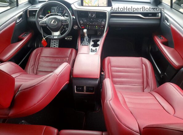 2T2BZMCA4JC157480 2018 LEXUS RX Черный Вид панели приборов