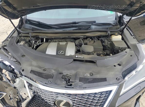 2T2BZMCA4JC157480 2018 LEXUS RX Черный Вид подкапотного пространства
