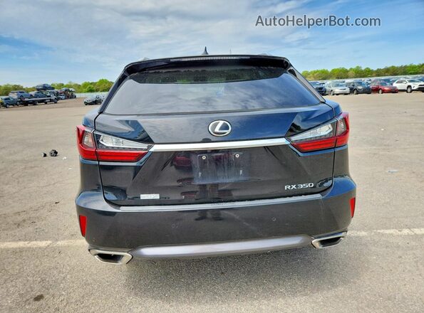 2T2BZMCA5GC022596 2016 LEXUS RX Black უკანა ხედი