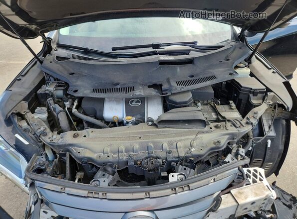 2T2BZMCA5GC022596 2016 LEXUS RX Black ძრავის განყოფილების ხედი