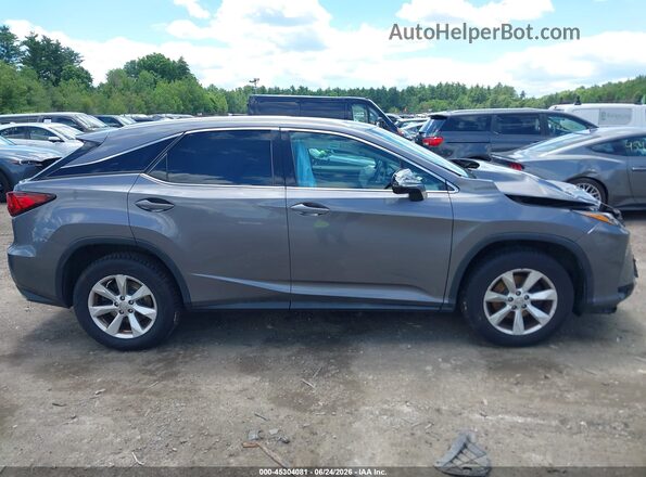 2T2BZMCA5GC034098 2016 LEXUS RX 350 Gray Widok wnętrza z tyłu