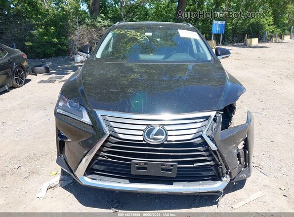 2T2BZMCA5GC040242 2016 LEXUS RX 350 Black Вид щитка приладів