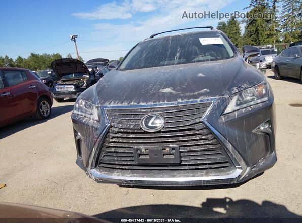 2T2BZMCA5HC056054 2017 LEXUS RX 350 Gray Rear interior view