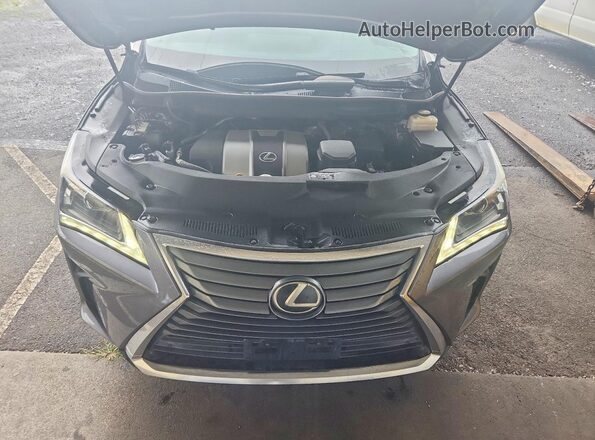 2T2BZMCA5HC069659 2017 LEXUS RX Gray Rear interior view