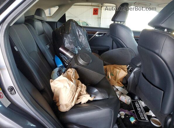 2T2BZMCA5HC133196 2017 LEXUS RX Gray Rear interior view