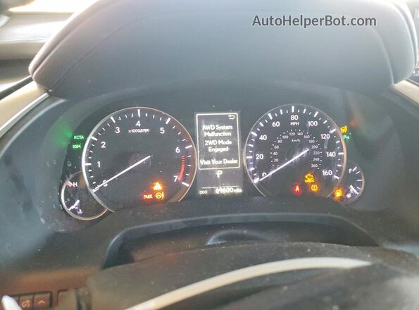 2T2BZMCA5HC133196 2017 LEXUS RX Gray Instrument cluster view