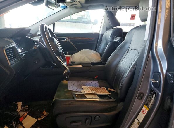 2T2BZMCA5HC133196 2017 LEXUS RX Gray Front interior view