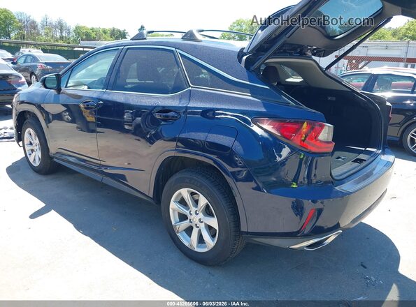 2T2BZMCA5HC134087 2017 LEXUS RX 350 Blue Հետևի ձախ