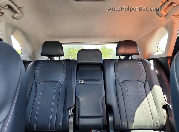 2T2BZMCA5KC185497 2019 LEXUS RX Black Rear seats view