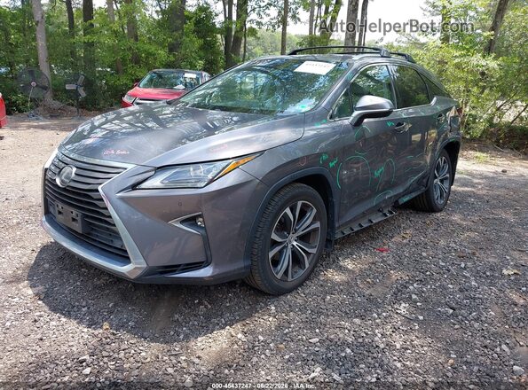 2T2BZMCA6HC089130 2017 LEXUS RX 350 Gray წინა მარცხენა ხედი სამი მეოთხედიდან