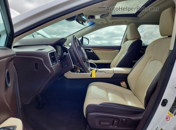 2T2BZMCA6HC098331 2017 LEXUS RX White Front interior view
