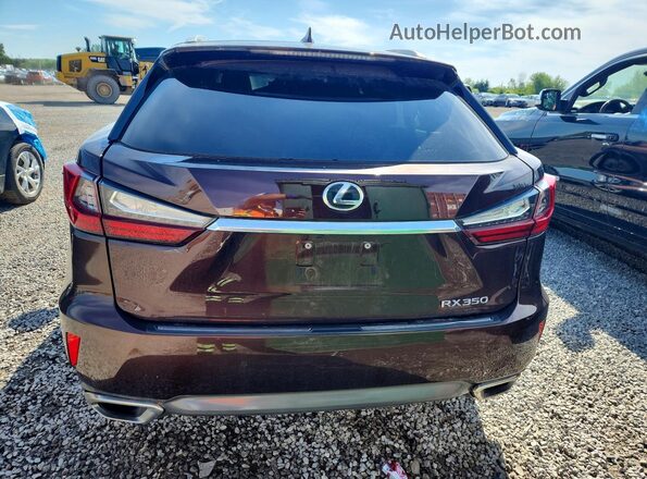 2T2BZMCA7GC006836 2016 LEXUS RX Brown Widok z tyłu