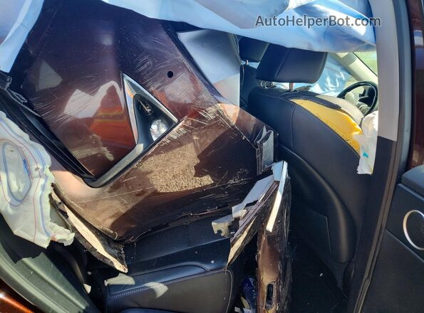 2T2BZMCA7GC006836 2016 LEXUS RX Brown Widok wnętrza z tyłu