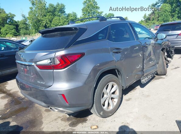 2T2BZMCA7GC014953 2016 LEXUS RX 350 Gray Rear right