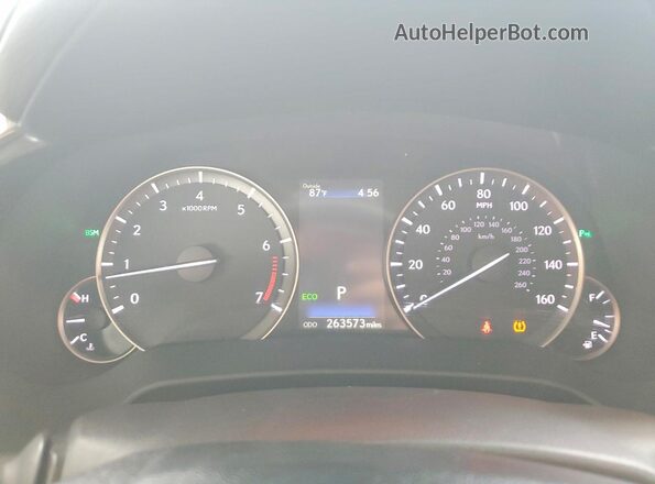 2T2BZMCA7GC023958 2016 LEXUS RX Gray Instrument cluster view