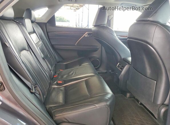 2T2BZMCA7GC023958 2016 LEXUS RX Gray Rear seats view