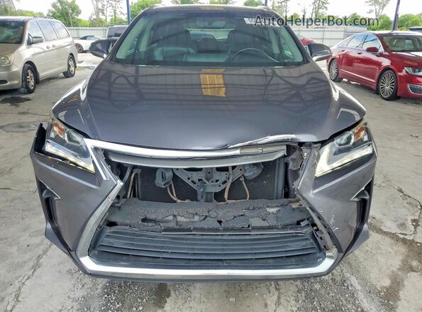 2T2BZMCA7GC023958 2016 LEXUS RX Gray Front view
