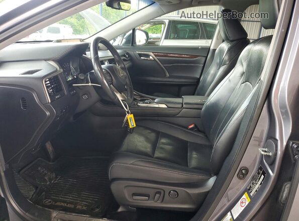 2T2BZMCA7GC023958 2016 LEXUS RX Gray Front interior view