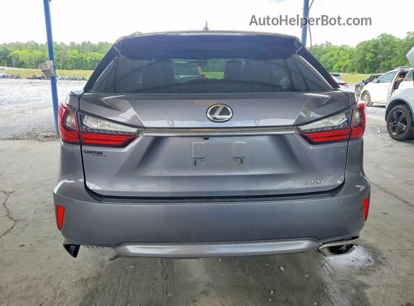 2T2BZMCA7GC023958 2016 LEXUS RX Gray Rear view