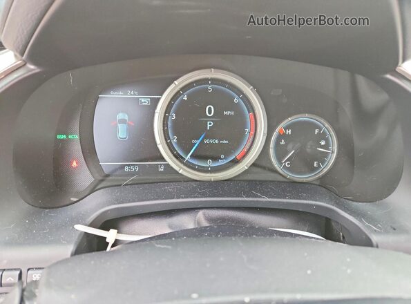 2T2BZMCA7HC075642 2017 LEXUS RX White Widok zestawu wskaźników