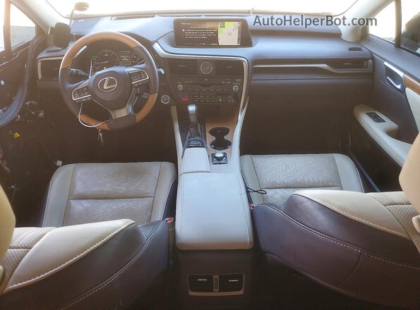 2T2BZMCA7HC085345 2017 LEXUS RX Brown Առջևի վահանակի տեսք