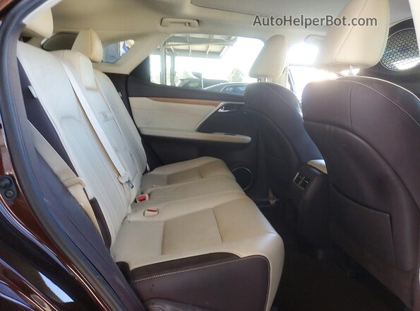 2T2BZMCA7HC085345 2017 LEXUS RX Brown Հետևի նստատեղերի տեսք