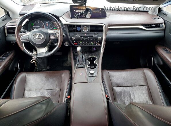2T2BZMCA7HC088827 2017 LEXUS RX Blue Առջևի վահանակի տեսք