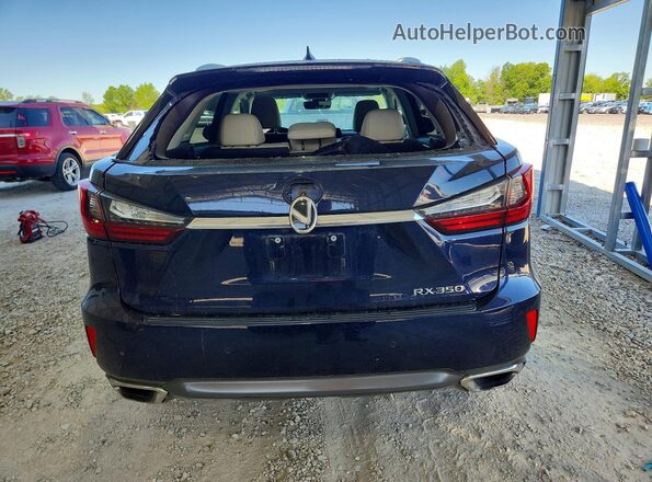 2T2BZMCA7HC122491 2017 LEXUS RX Blue უკანა ხედი